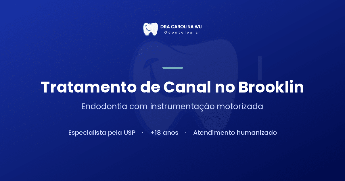 Tratamento de canal no Brooklin com a Dra. Carolina Wu